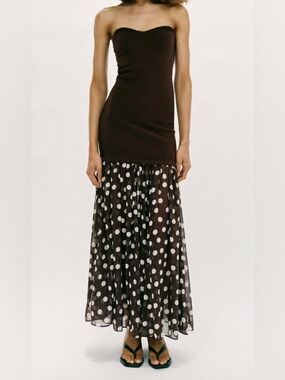 leopard maxi dress zara Zara Maxi Dress M